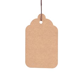 #8 KRAFT MERCH TAG