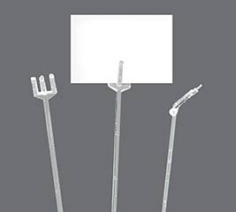 12&quot; CLEAR CARD PICK PACK OF 100