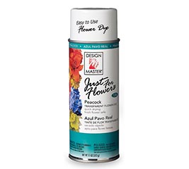 PEACOCK FLORAL DYE SPRAY