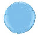 18&quot; SOLID PALE BLUE ROUND BALLOON
