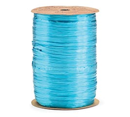 PEARL AQUA RAFFIA RIBBON