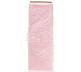 CV Linens Soft Tulle Fabric Roll 54 x 40 yds - Pink