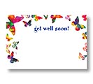 GET WELL SOON BUTTERFLY ENCLOSURE CARD