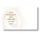 OUR THOUGHTS AND PRAYERS ENCLOSURE CARD