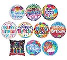 4&quot; AIR-FILLED BIRTHDAY ASSORTMENT
