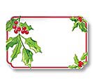 ENCL CARD DECK THE HALLS HOLLY LEAVES