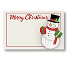 ENCL CARD SNOW JOLLY MERRY CHRISTMAS