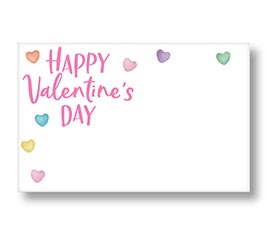 HAPPY VALENTINE'S DAY ENCLOSURE CARD