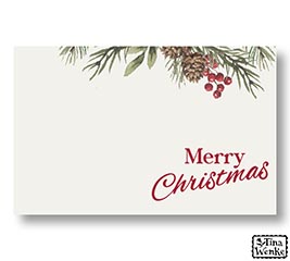 ENCL CARD MERRY CHRISTMAS