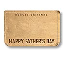 ENCL CARD FATHER&#39;S DAY RUGGED ORIGINAL
