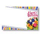 ENCL CARD HAPPY BIRTHDAY SUMMER FLOWERS