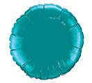 18&quot; SOLID TEAL ROUND BALLOON