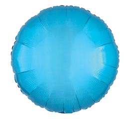 17&quot; CARIBBEAN BLUE ROUND SHAPE