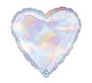 18&quot;SOL IRIDESCENT HOLOGRAPHIC HEART