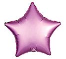 19&quot; SOLID FLAMINGO SATIN LUXE STAR SHAPE