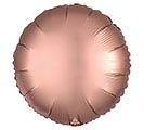 17&quot;SOLID SATIN LUXE ROSE COPPER ROUND
