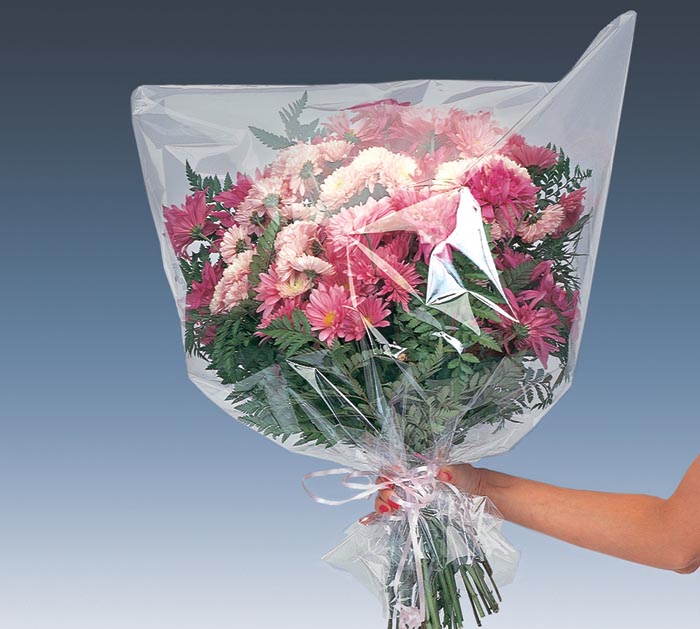 24 x 30 Clear Shrink Wrap Basket Bag