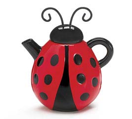 LADYBUG SHAPED TEAPOT