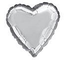 Customers also bought 4&quot; INFLATED SOL METALLIC SILVER HEART product image 