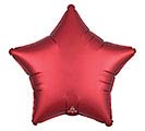 19&quot;SOLID SANGRIA SATIN LUXE STAR BALLOON
