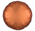 17&quot;SOLID SATIN LUXE AMBER ROUND BALLOON