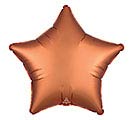 19&quot;SOLID AMBER SATIN LUXE STAR BALLOON