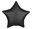 19&quot;SOLID ONYX SATIN LUXE STAR BALLOON