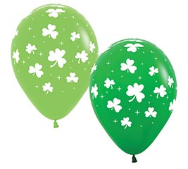 11" SEMPERTEX SHAMROCK LATEX ASST 50PK