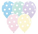 Related Product Image for 11&quot; SEMPERTEX POLKA DOTS PASTEL ASST 