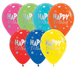 11&quot; SEMPERTEX HAPPY BIRTHDAY FANTASY AST