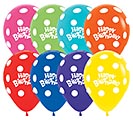 Related Product Image for 11&quot; SEMPERTEX BIRTHDAY WHITE POLKA DOTS 