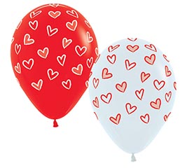 11" SEMPERTEX FOREVER HEARTS ASSORTMENT
