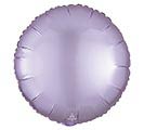 17&quot;SOLID SATIN LUXE PASTEL LILAC ROUND