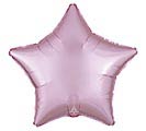 19&quot;SOLID PASTEL PINK SATIN LUXE STAR