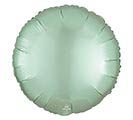 17&quot;SOLID SATIN LUXE MINT GREEN ROUND