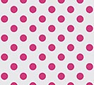 LARGE PINK DOTS ON CLEAR CELLOPHANE