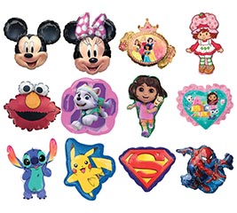 14" AIR-FILLED MOST POPULAR SHAPES ASST