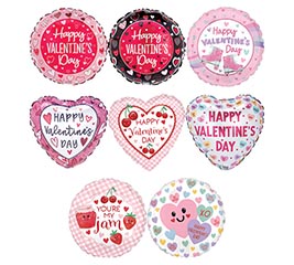 9" PREINFL VALENTINE ASST