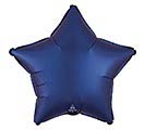 19&quot; SOLID NAVY SATIN LUXE STAR BALLOON