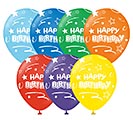 Related Product Image for 12&quot; HBD STARS AND SQUIGGLES BIRTHDAY 