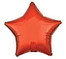 Related Product Image for 19&quot; METALLIC ORANGE STAR SHAPE 