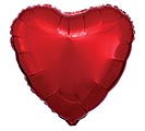 Related Product Image for 17&quot; METALLIC RED HEART SHAPE 