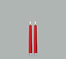 CANDLE PATRIA 3D LED RED TAPER 9&quot;