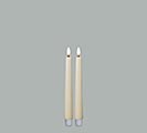 CANDLE PATRIA 3D LED IVORY TAPER 9&quot;
