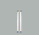 CANDLE PATRIA 3D LED WHITE TAPER 11&quot;