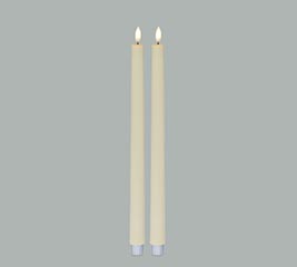 CANDLE PATRIA 3D LED IVORY TAPER 15&quot;