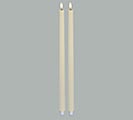 CANDLE PATRIA 3D LED IVORY TAPER 18&quot;
