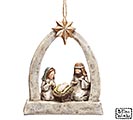 A KING IS BORN HOLY FAMILY ORNAMENT