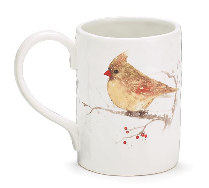 Winter's Blessings Mug With Cardinals