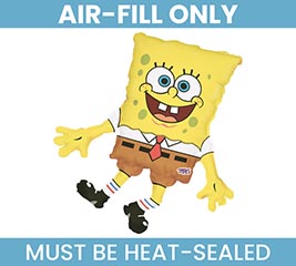 14&quot;FLAT SPONGEBOB SQUAREPANTS MINI SHAPE